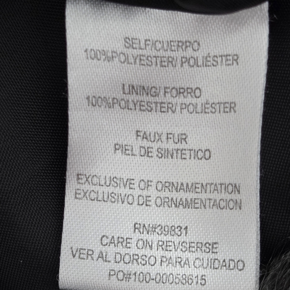 Democracy Open Front Faux Fur Vest M - Picture 9 of 11
